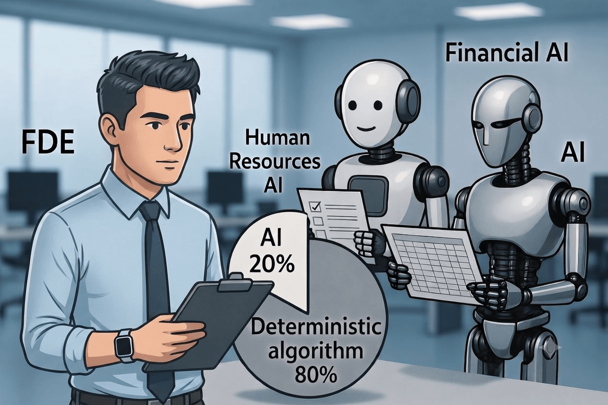 Preventing Enterprise AI Agent Failures — the "20% AI, 80% Deterministic" Design I Learned in the Field as an FDE