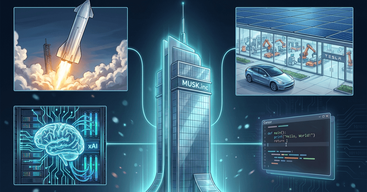 Could a "Musk Inc." Holding Company Work? — Rethinking the Musk Empire Through the SpaceX IPO